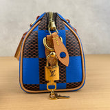LOUIS VUITTON SPEEDY 18 POP BLUE