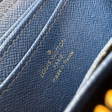 LOUIS VUITTON ZIPPY COIN DENIM