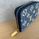 LOUIS VUITTON ZIPPY COIN DENIM